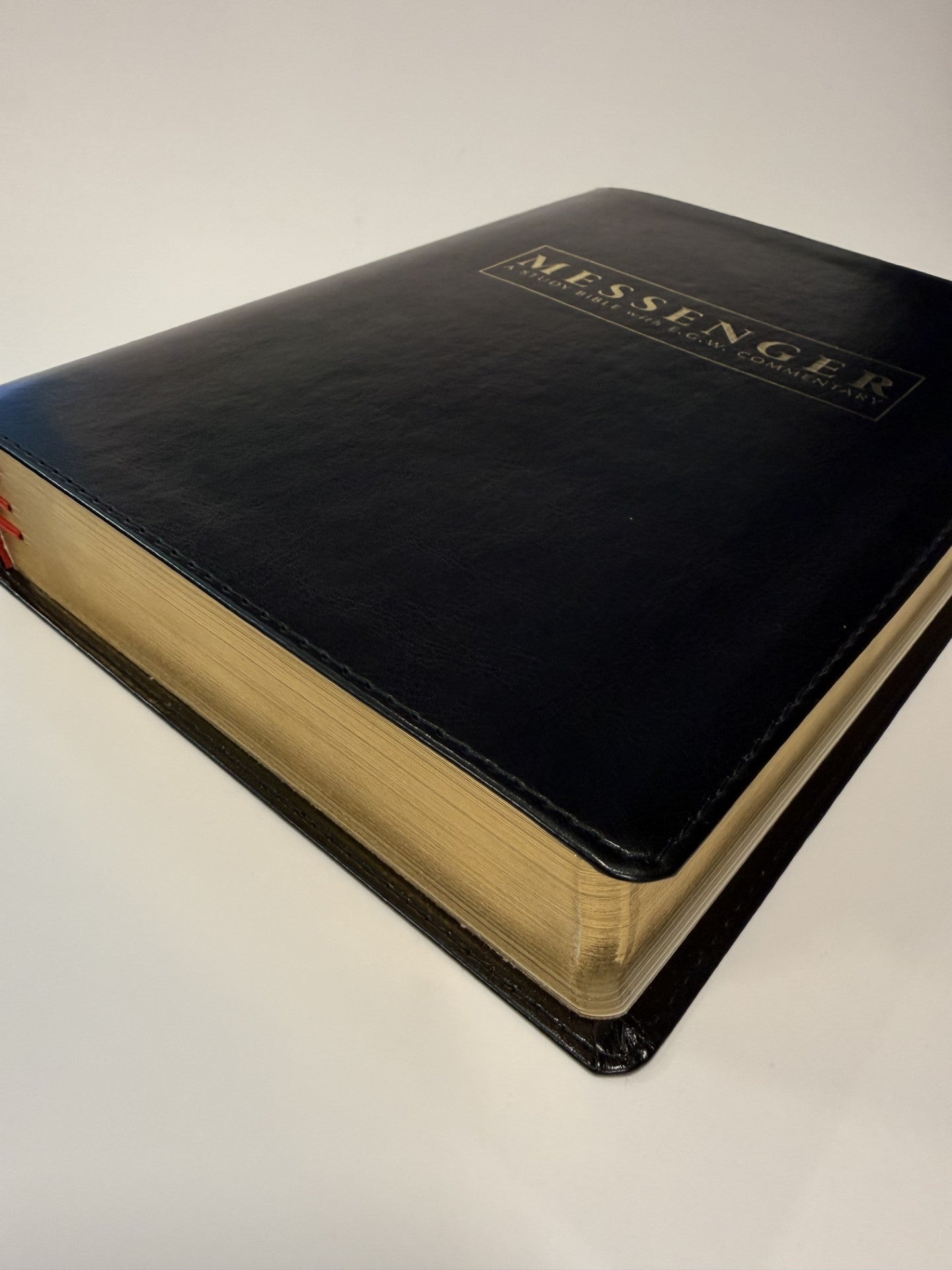 ONE-OF-A-KIND The NKJV Messenger EGW Study Bible - Onyx (Black)