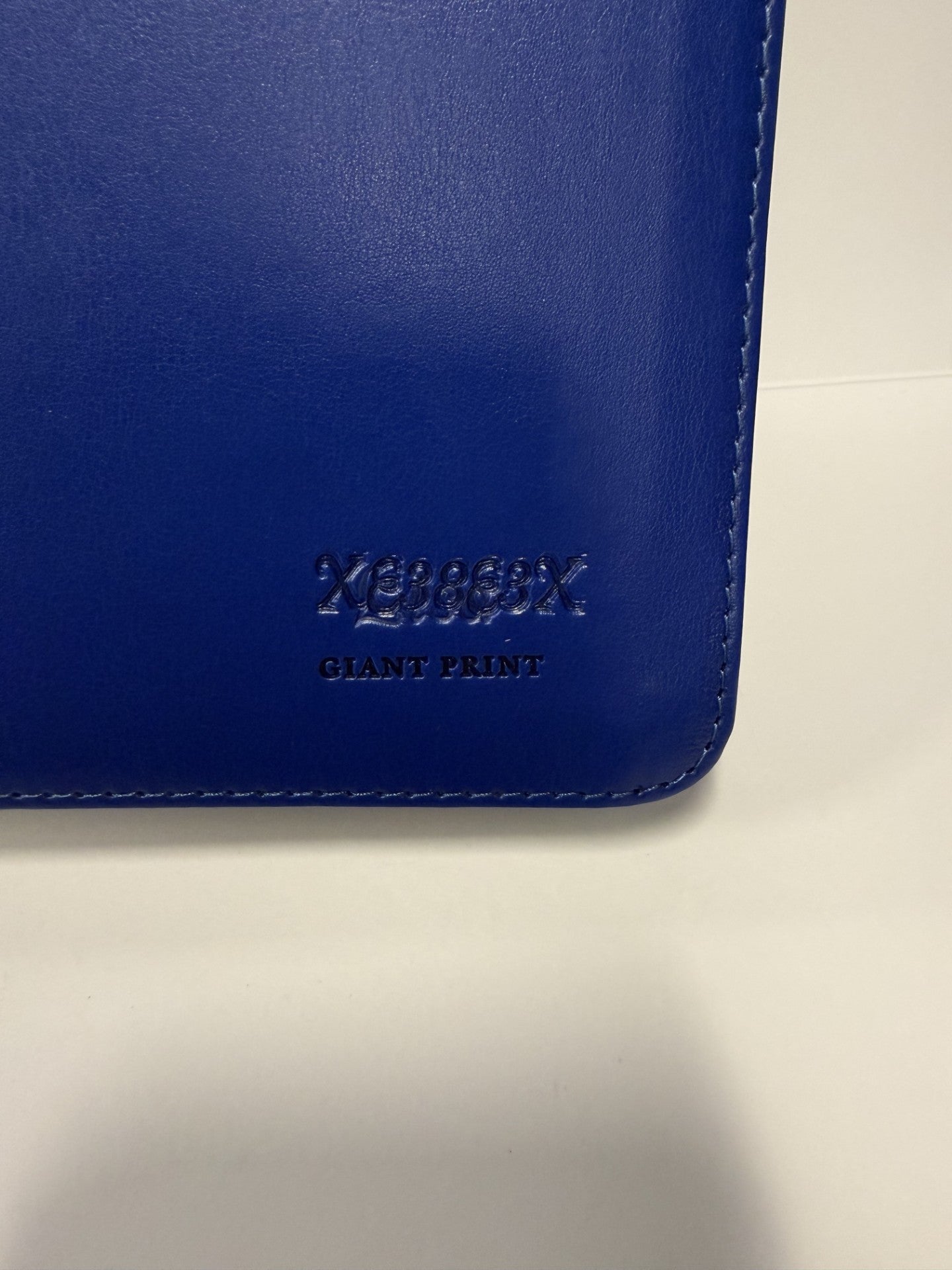 ONE-OF-A-KIND Blue Leathersoft, Giant Print | NKJV Prophecy Study Bible