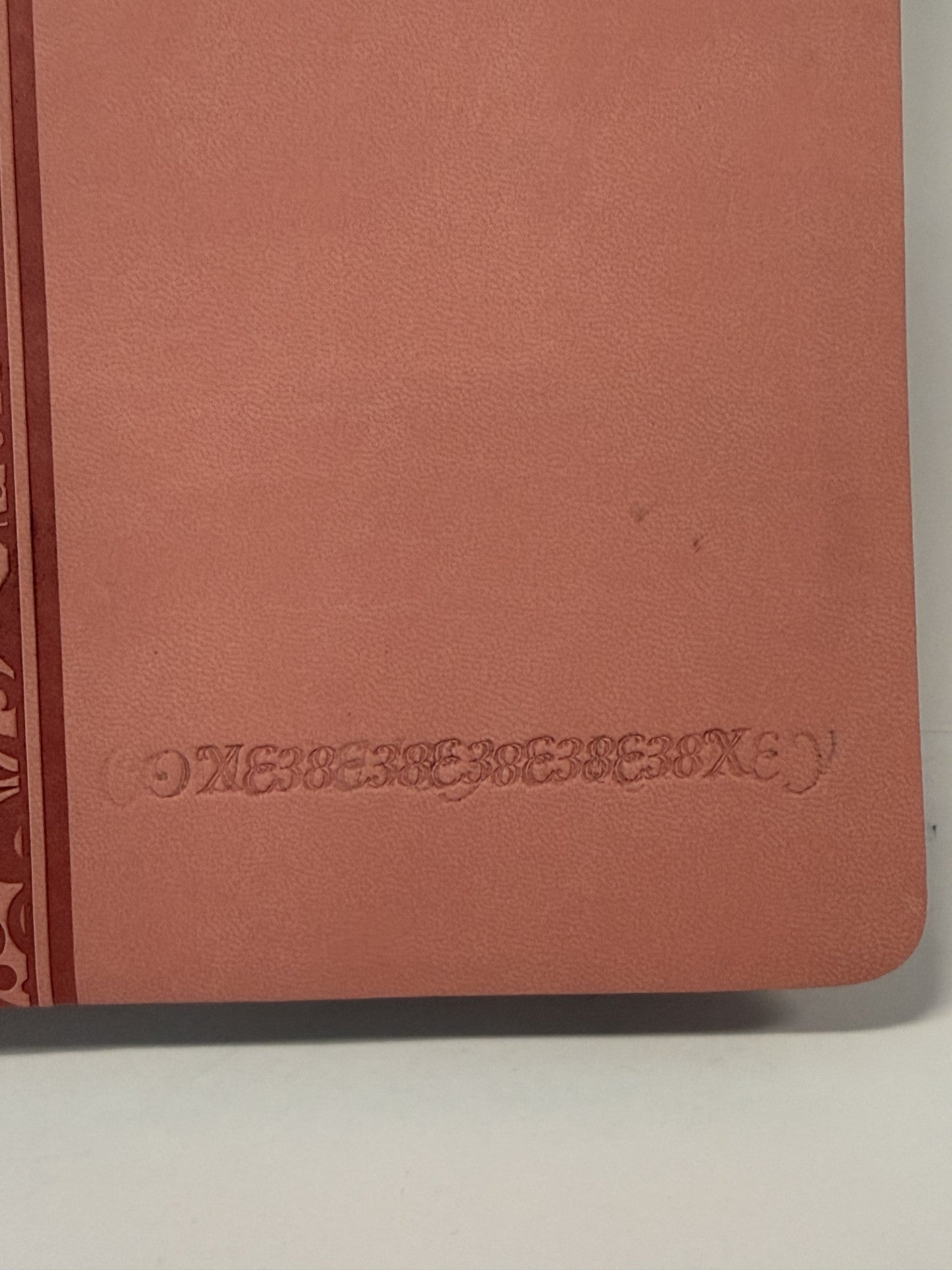 ONE-OF-A-KIND Peachy Pink Leathersoft | NKJV Prophecy Study Bible