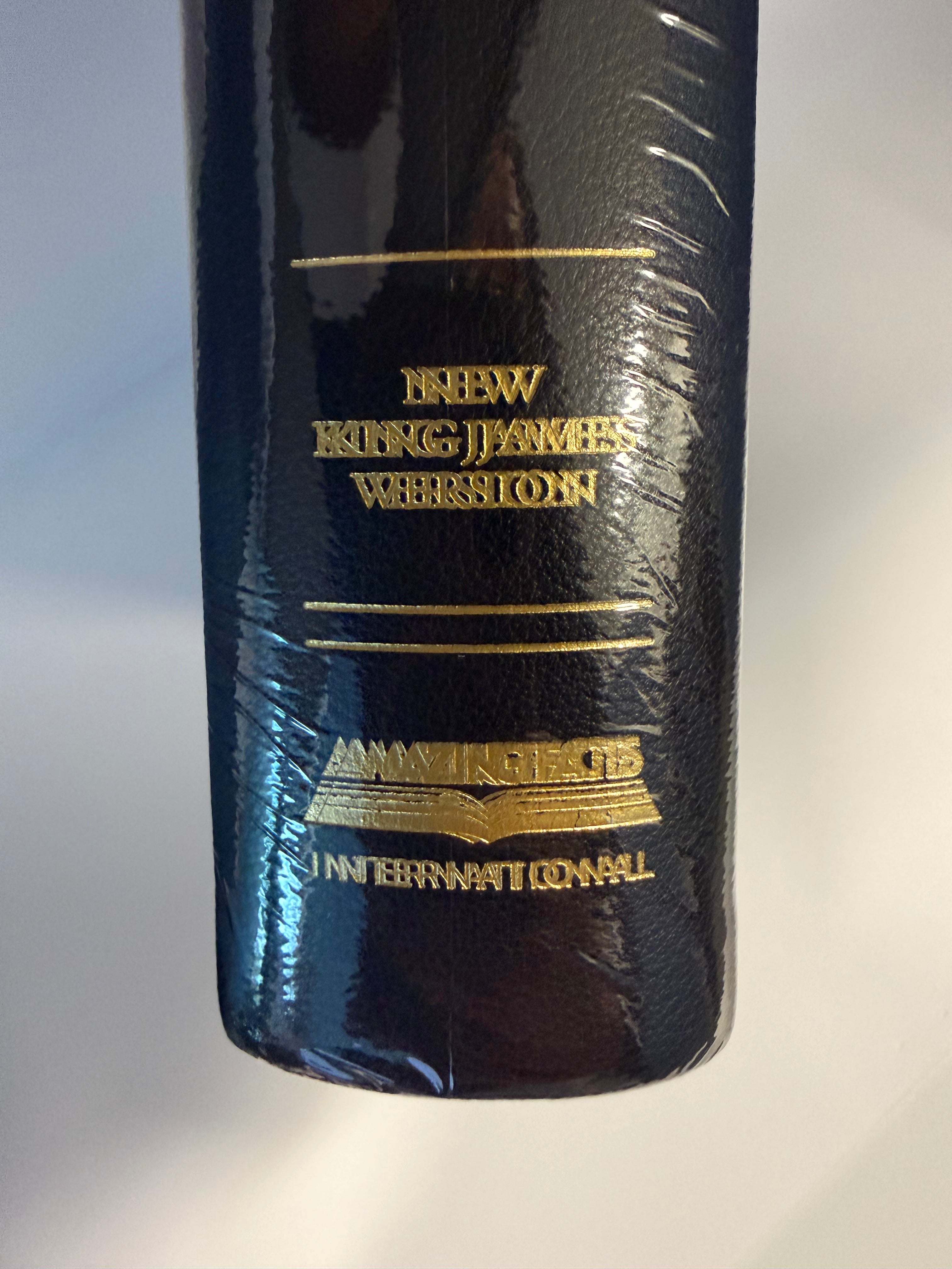 ONE-OF-A-KIND NKJV Prophecy Study Bible Giant Print (Premium Leather) by Amazing Facts