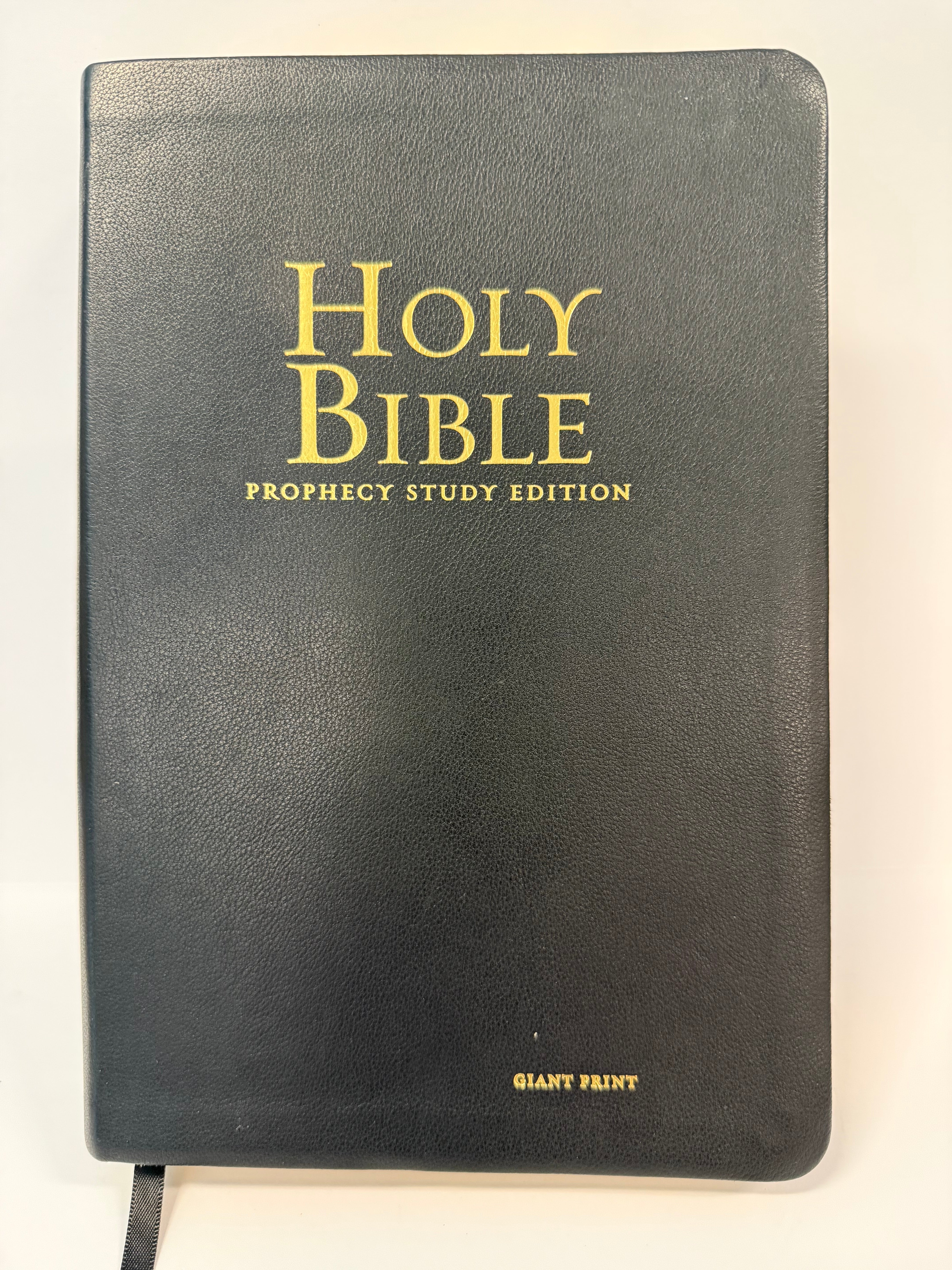 ONE-OF-A-KIND NKJV Prophecy Study Bible Giant Print (Premium Leather) by Amazing Facts