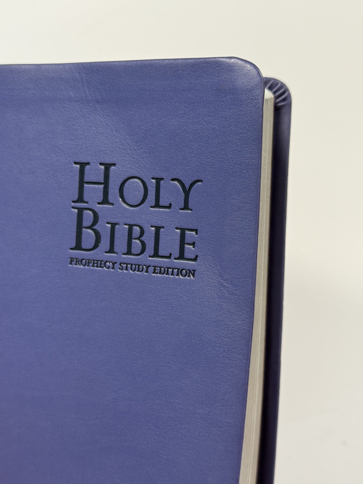 ONE-OF-A-KIND Lavender Leathersoft | NKJV Prophecy Study Bible