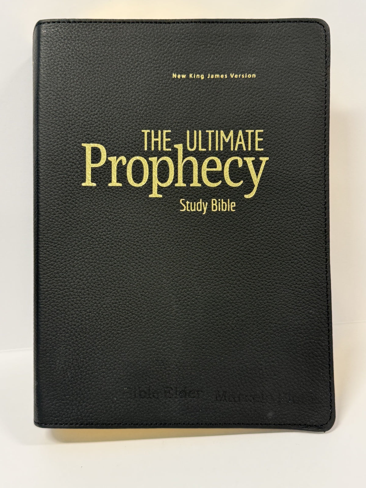 ONE-OF-A-KIND The Ultimate Prophecy Study Bible - Black Leather by Amazing Facts