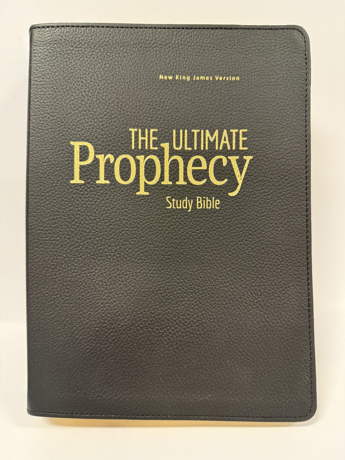 ONE-OF-A-KIND The Ultimate Prophecy Study Bible - Black Leather by Amazing Facts