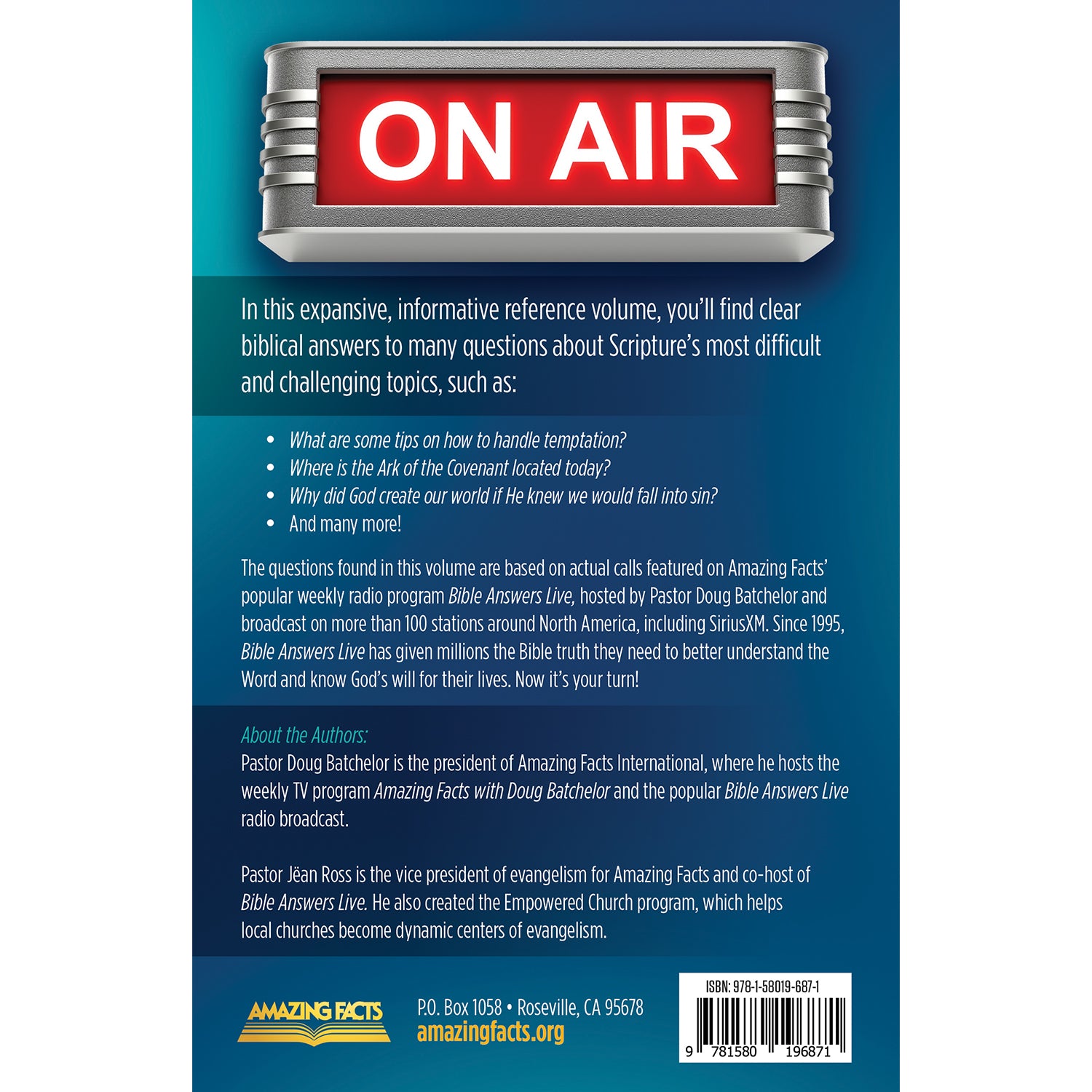 Best of Bible Answers Live Volume 2 by Doug Batchelor & Jean Ross