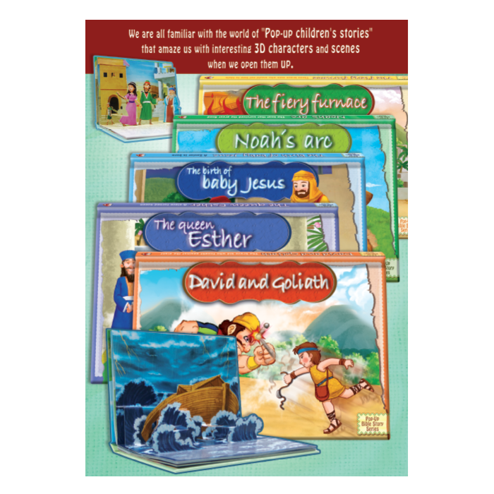 Bible Stories Pop-Up Five Book Series by Safeliz