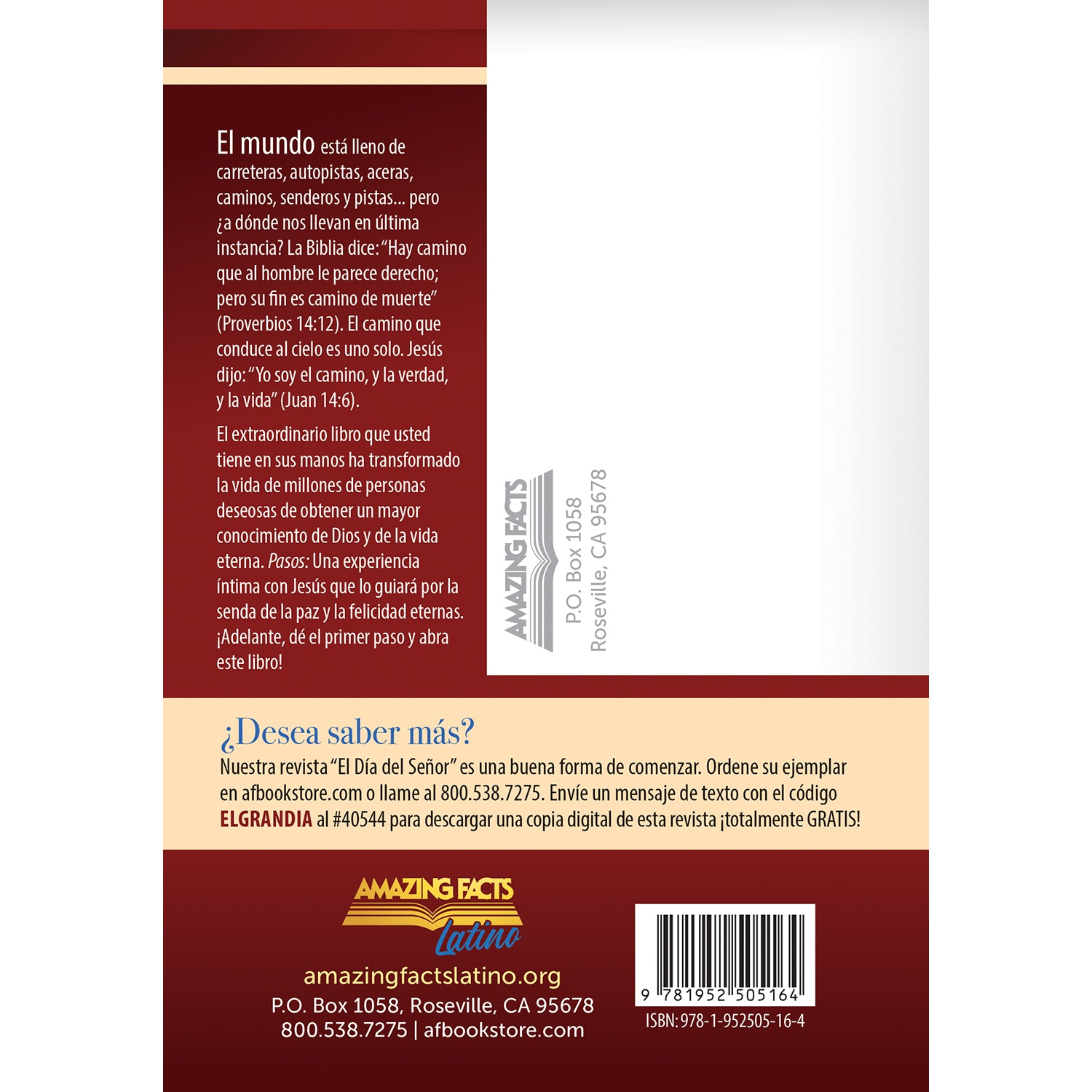 Pasos: Una experiencia intima con Jesus (Steps to Christ) by Ellen White