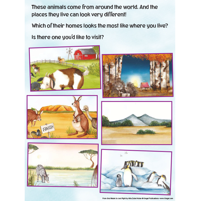 God Made Us Just Right by Kregel