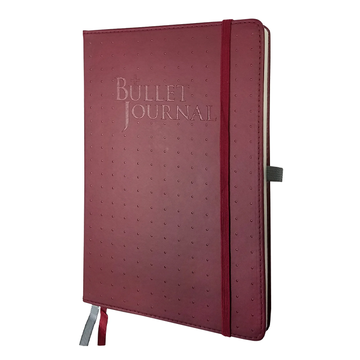 Leather Bible Study Journal in Burbundy