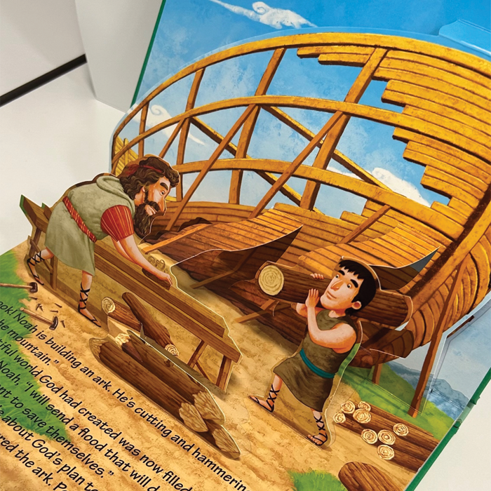 Noah's Ark Bible Story Pop-Up Book by Safeliz