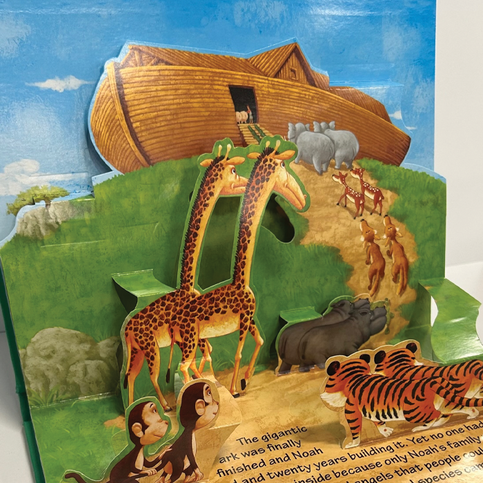 Noah's Ark, Bible Stories Pop-Up Book by Safeliz Publishing