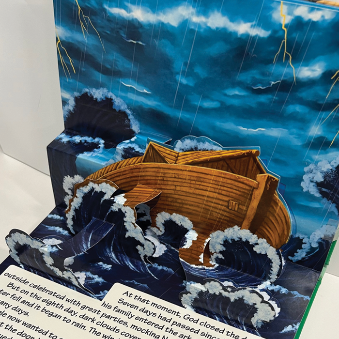 Noah's Ark, Bible Stories Pop-Up Book by Safeliz Publishing