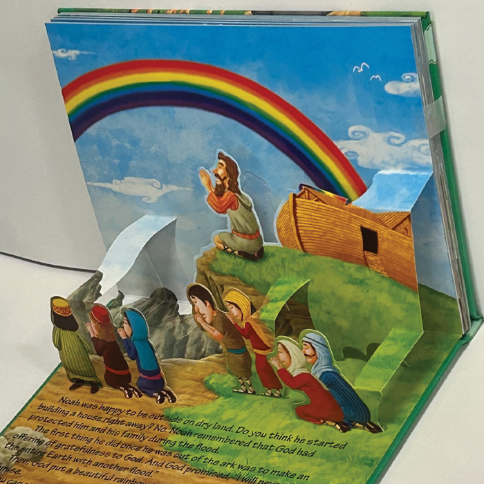 Noah's Ark, Bible Stories Pop-Up Book by Safeliz Publishing