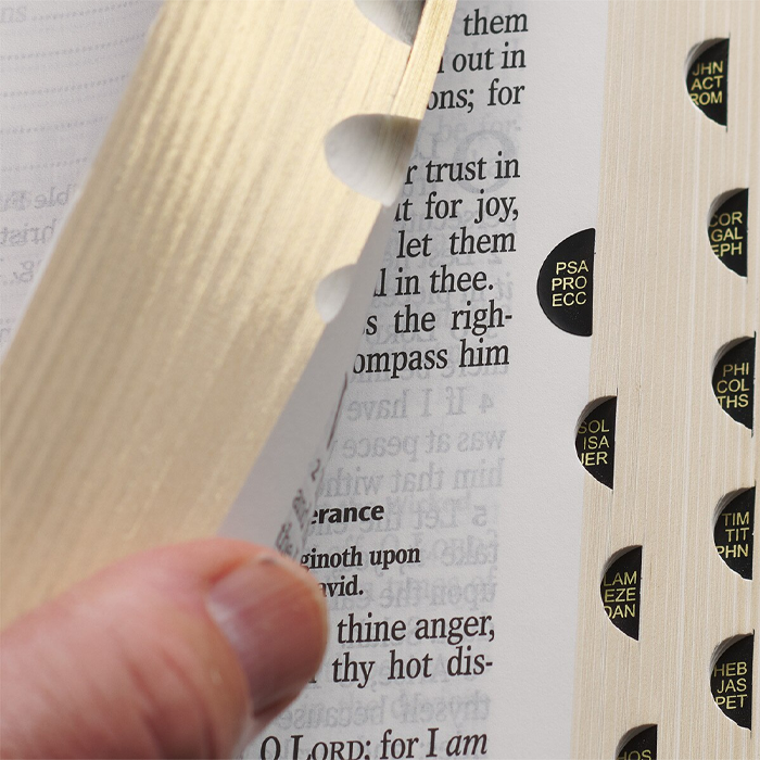 Crown of Thorns Giant Print KJV with Thumb Index Bible