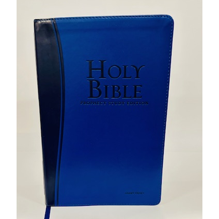 Blue Leathersoft, Giant Print | NKJV Prophecy Study Bible Blue Leathersoft, Giant Print | NKJV Prophecy Study Bible