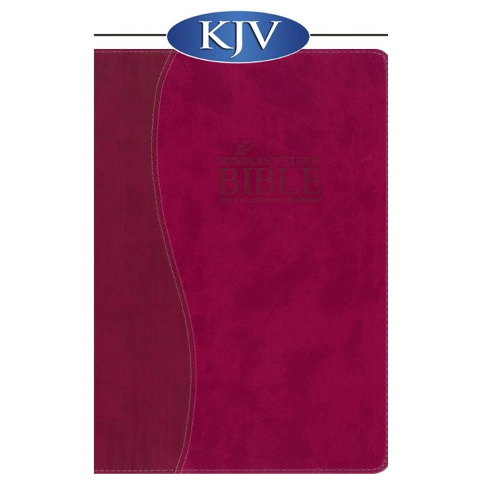 KJV Remnant Study Bible (Raspberry Leathersoft) by Remnant Publications