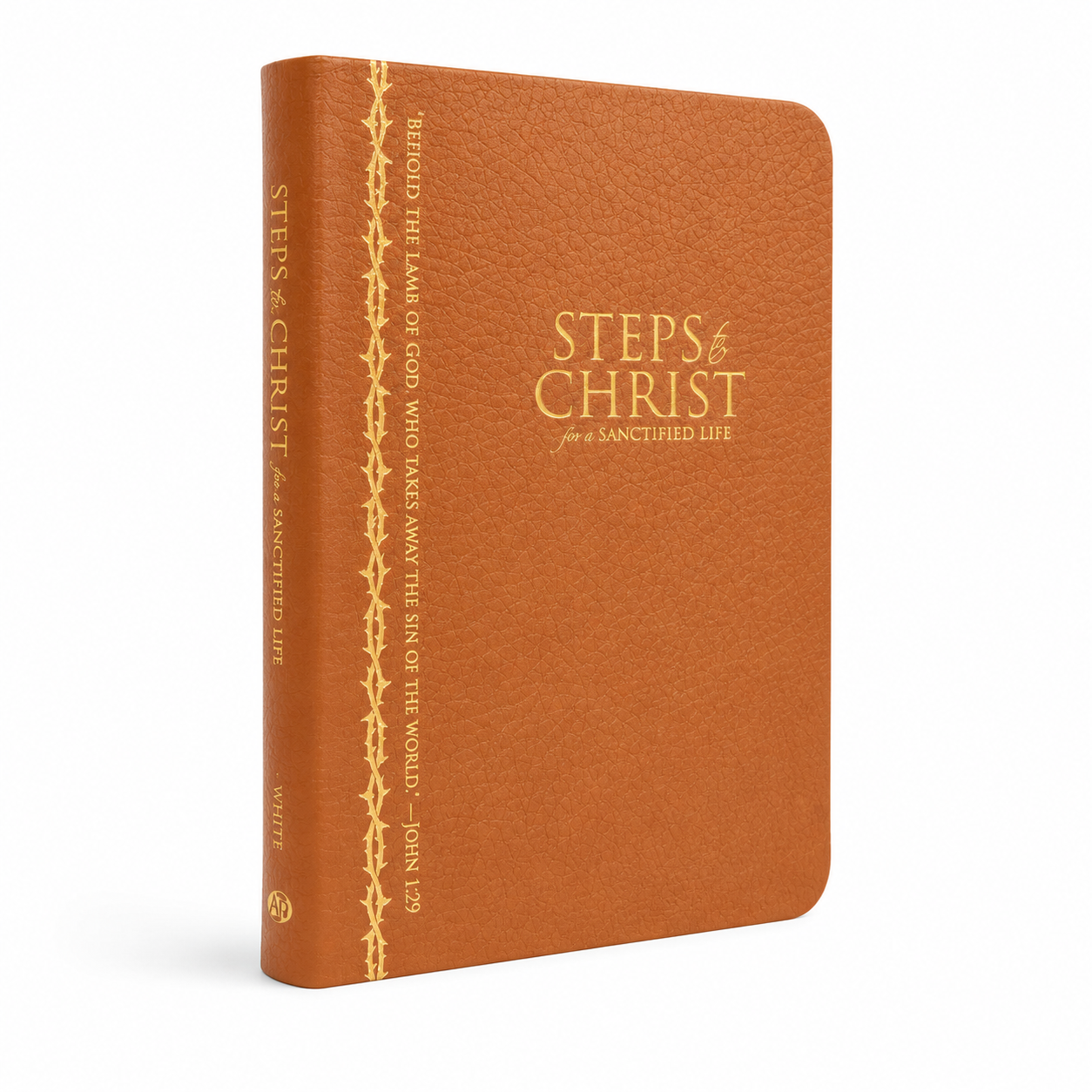 RRE-ORDER! Steps to Christ for a Sanctified Life Brown Genuine Leather by Ellen White