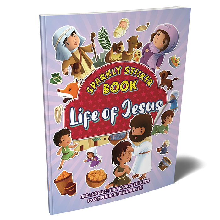 Life of Jesus: Sparkly Sticker Book