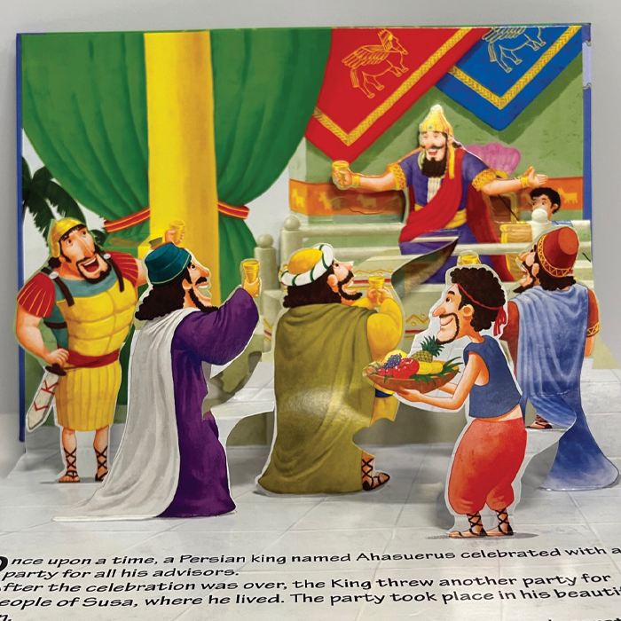 The Queen Esther Bible Stories Pop-Up Book by Safeliz