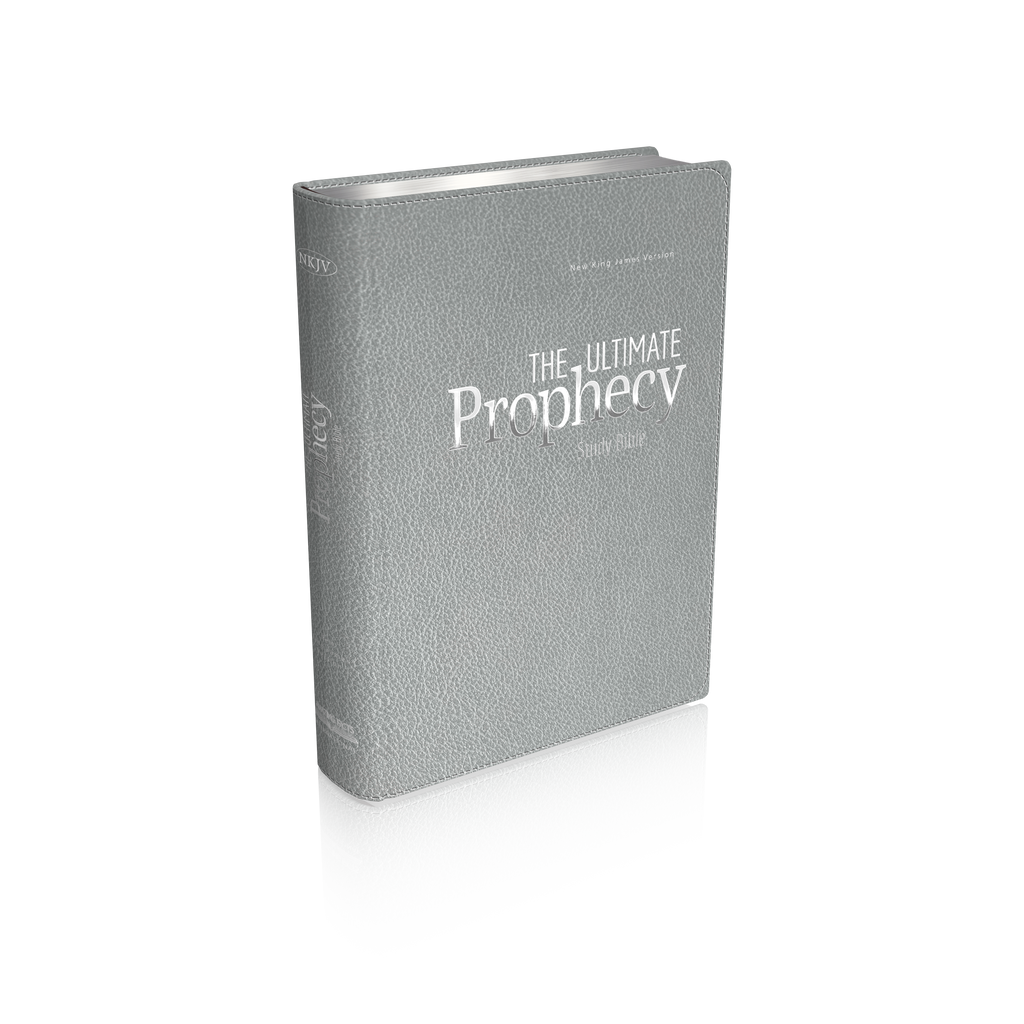 Pre-Order Now! The Ultimate Prophecy Study Bible - Gray Leather by Ama