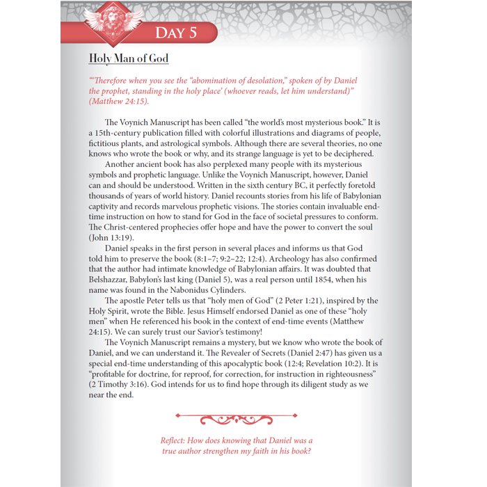(Digital Download) Daniel Verse by Verse: A Daily Devotional