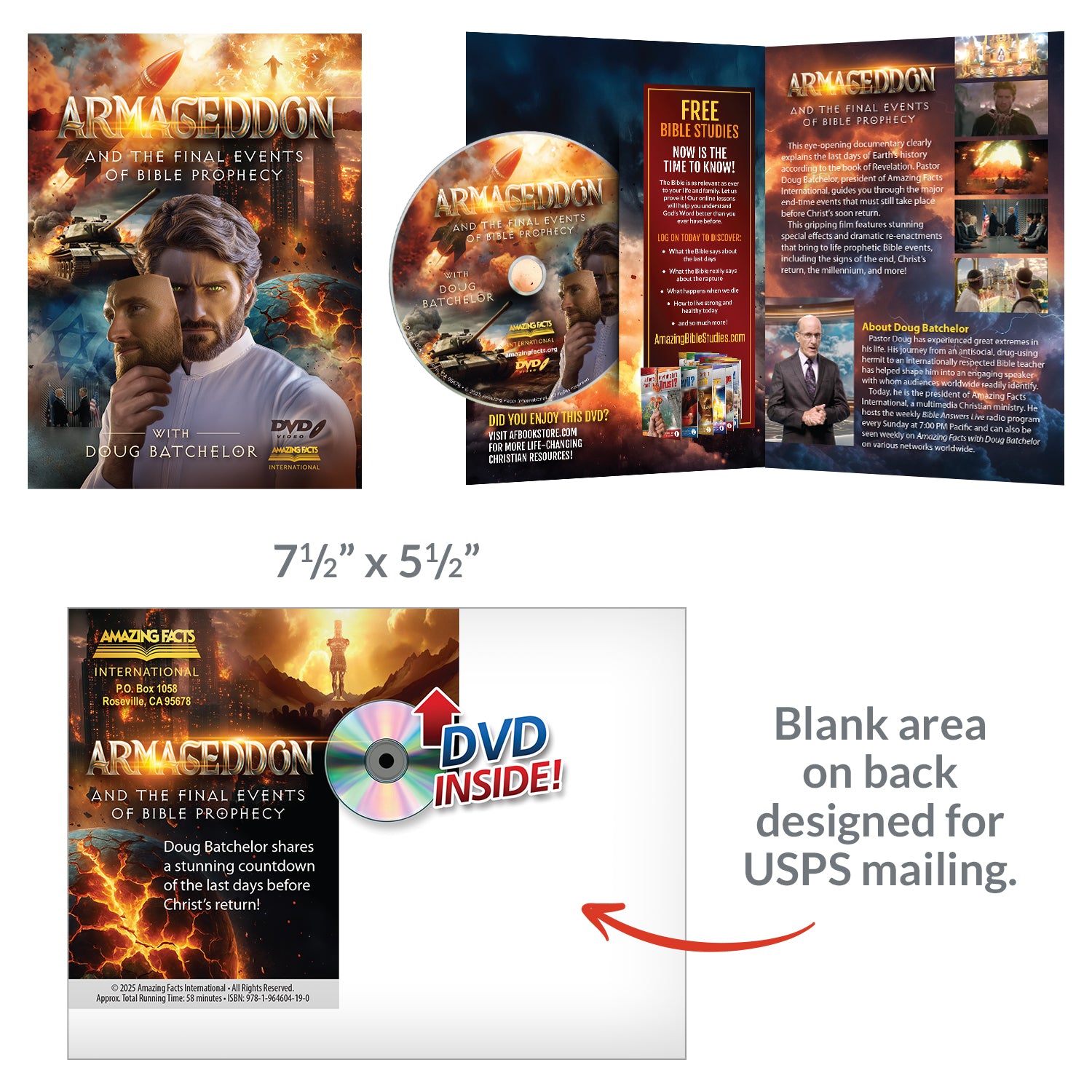 UPDATE BELOW Armageddon and the Final Events of Bible Prophecy Documentary DVD (Sharing Edition) by Pastor Doug Batchelor