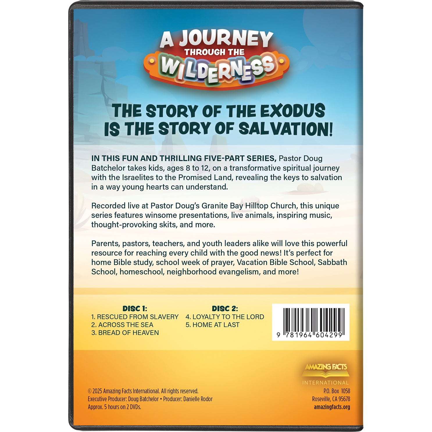 A Journey Through the Wilderness DVD Series by Doug Batchelor
