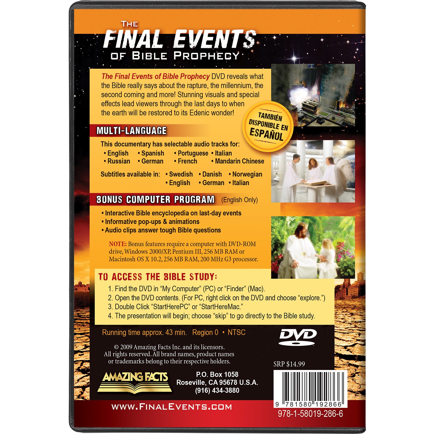 The Final Events of Bible Prophecy DVD