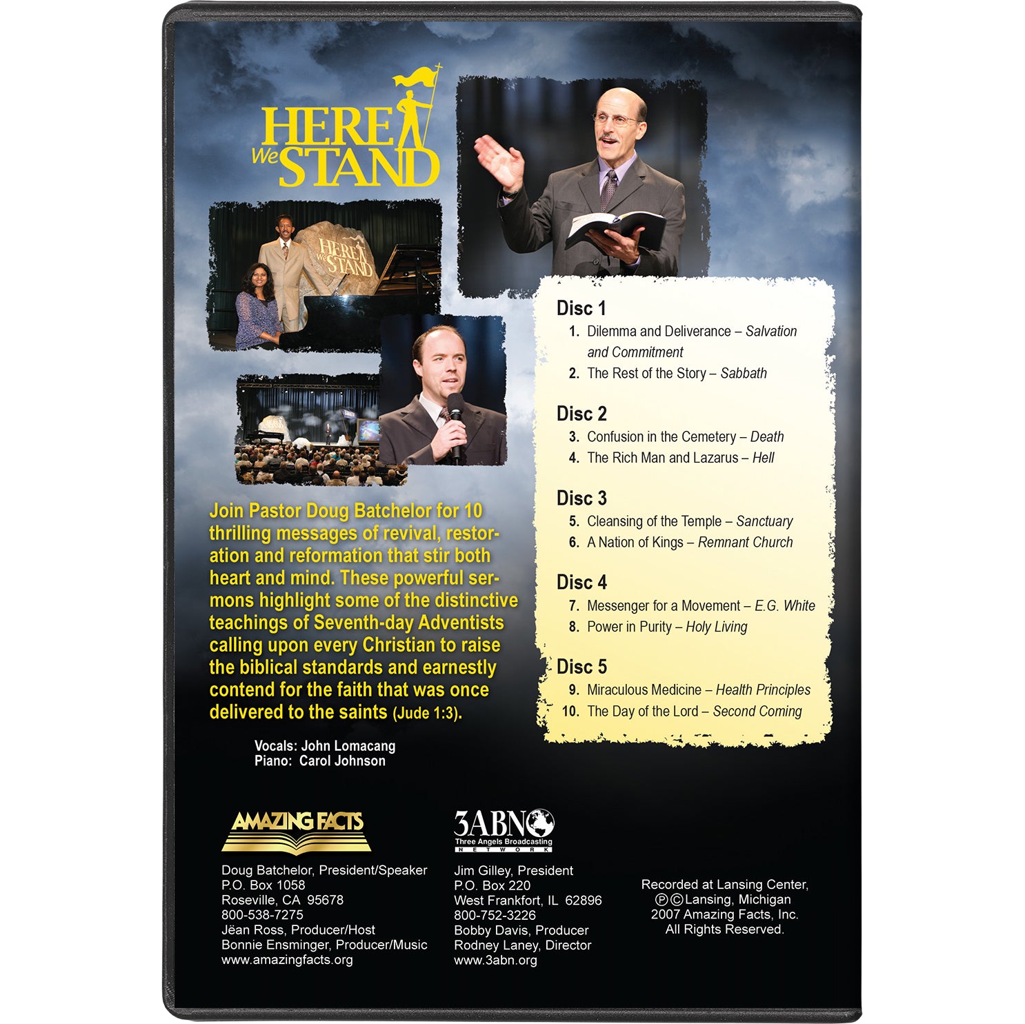 Here We Stand DVD Set by Doug Batchelor