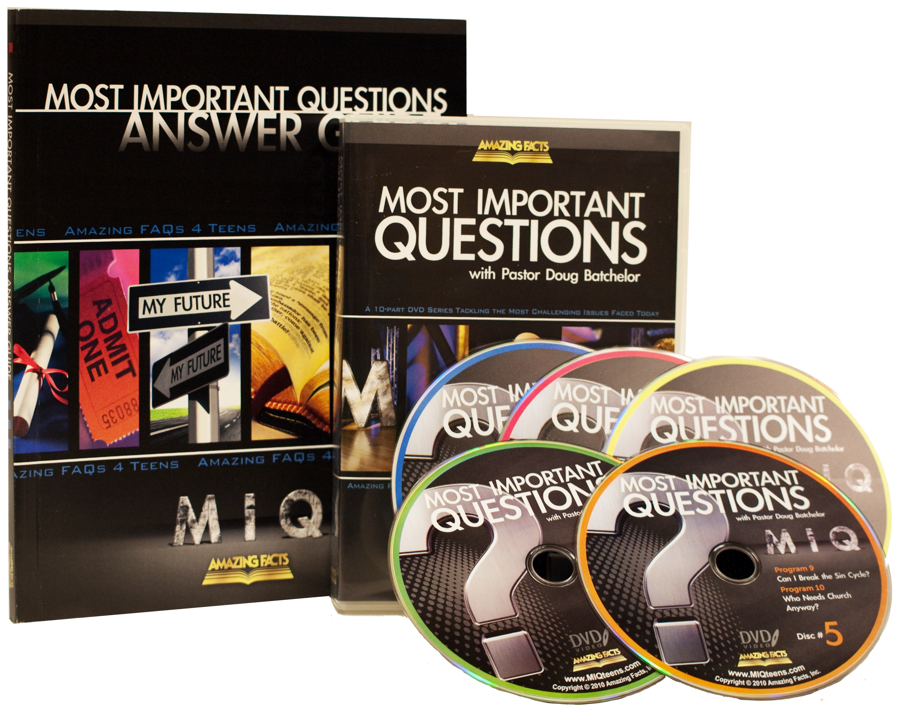MIQ: Most Important Questions DVDs and Book Set by Pastor Doug Batchelor