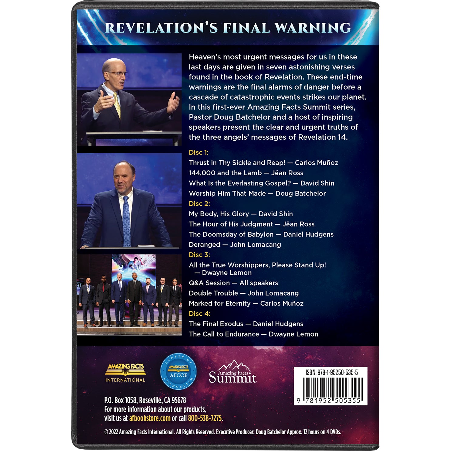 Revelation's Final Warning DVD Series - 4 Disc