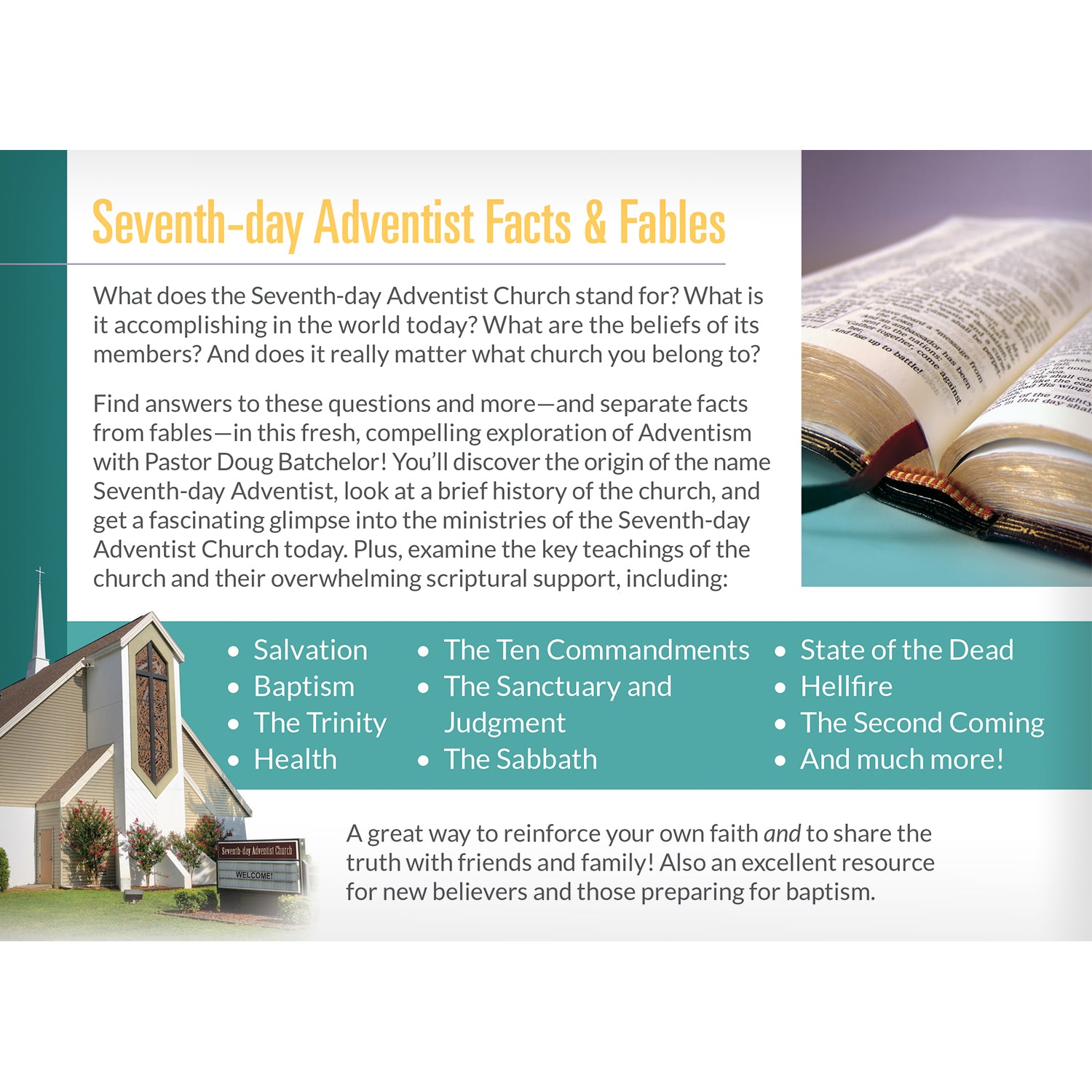 Seventh-day Adventist: Facts & Fables by Doug Batchelor