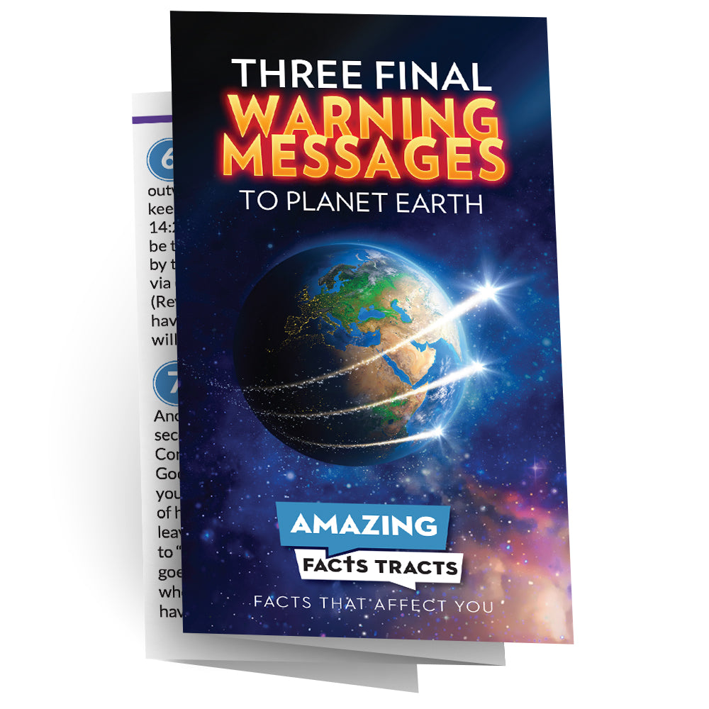 Brand New! Afacts Tract (100/pack): Three Final Warning Messages to Planet Earth