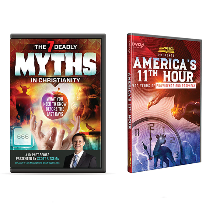 Amazing Facts 116GB USB-A, USB-C, & Lightning Flash Drive + Bonus Feature: Armageddon and the Final Events of Bible Prophecy Documentary