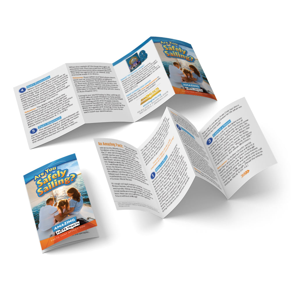 Afacts Tracts (100/pack): Are You Safely Sailing? by Amazing Facts