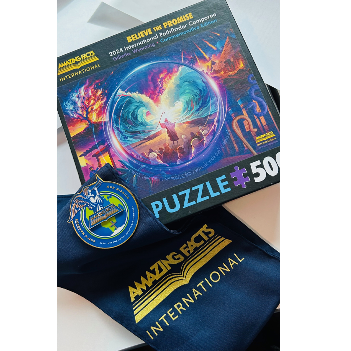 Moses Pathfinder Puzzle, Pin, & Sash