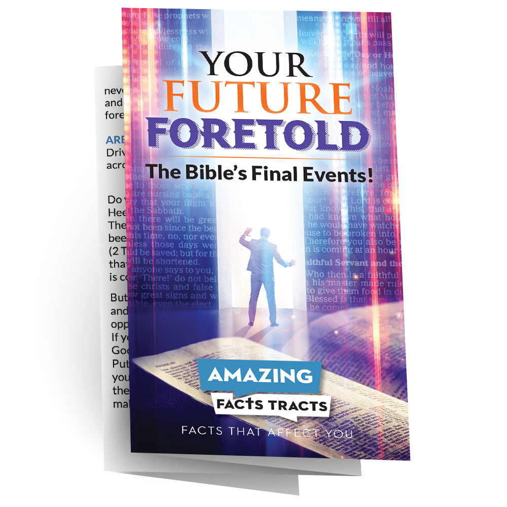 AFacts Tracts (100/pack): Your Future Foretold by Amazing Facts