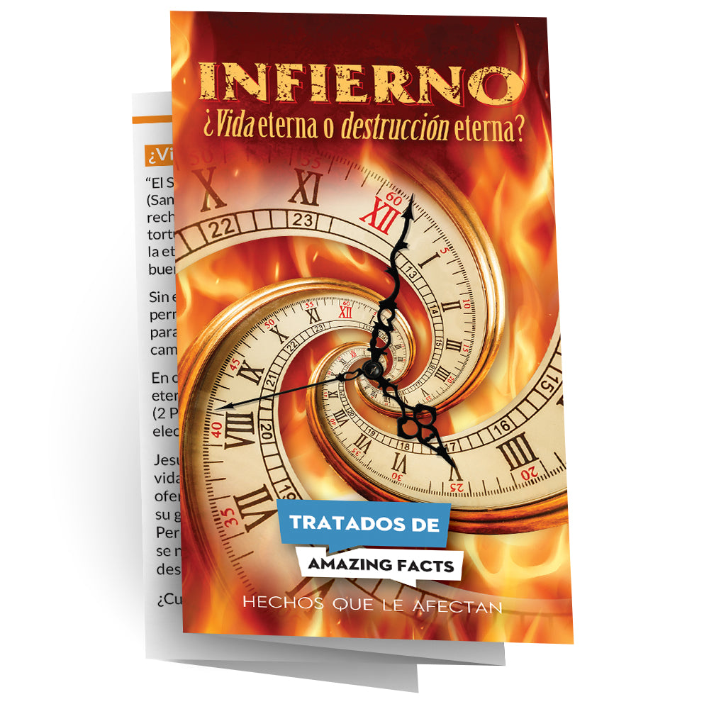 AFacts Tracts (100/pack): Infierno: ¿Vida eterna o destrucción eterna? by Amazing Facts