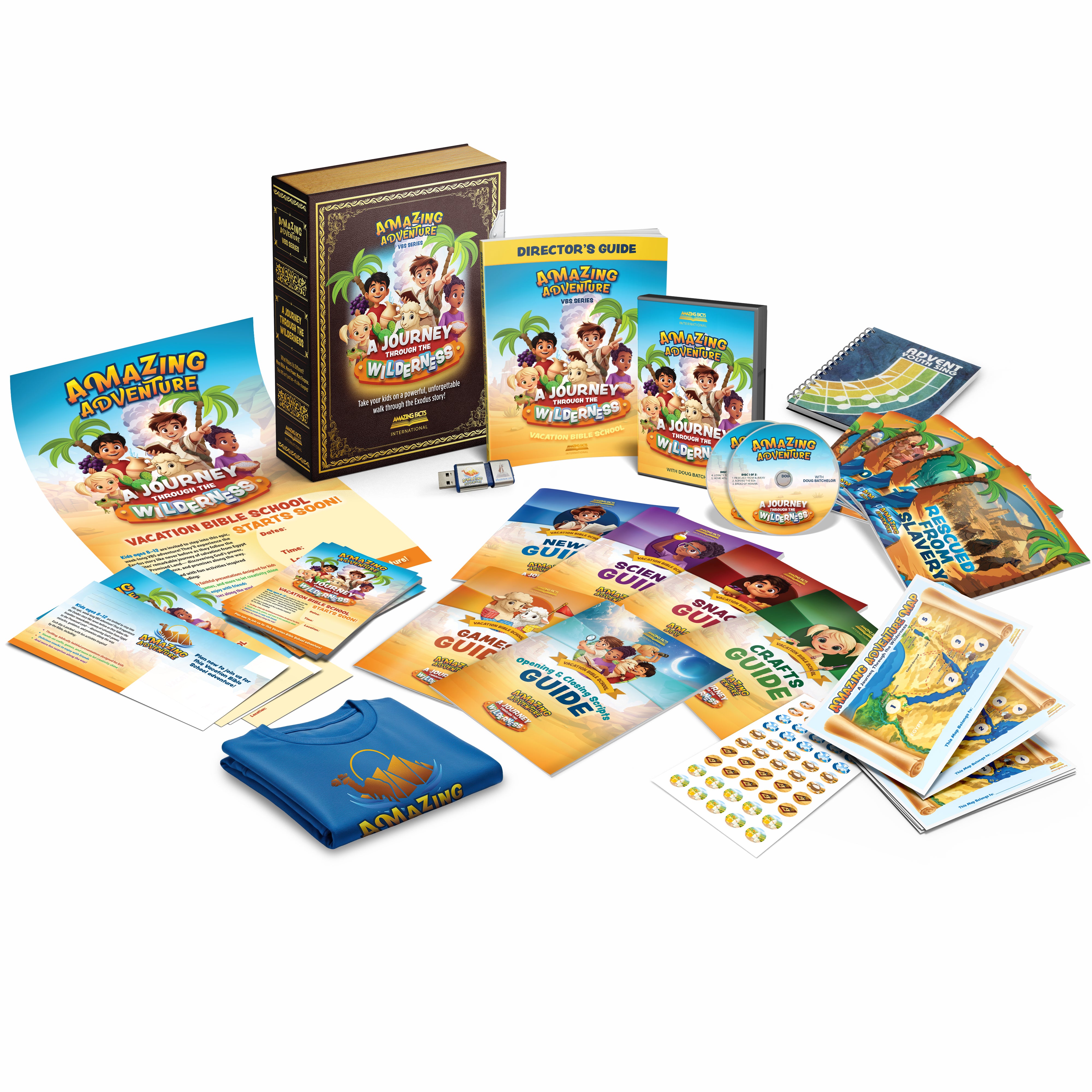PRE-ORDER! A Journey Through the Wilderness VBS Box by Amazing Facts