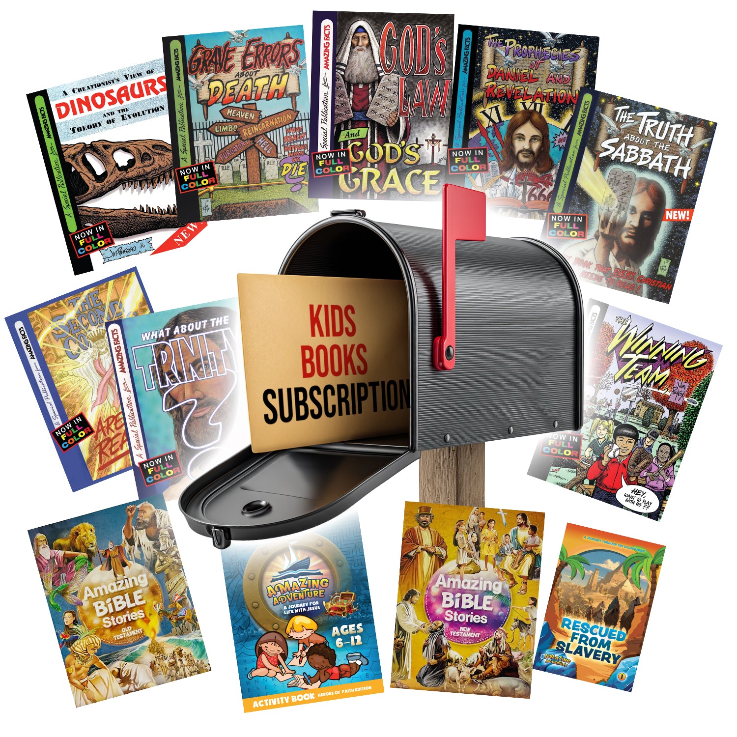 Amazing Facts' Kids 12-Month Book Subscription