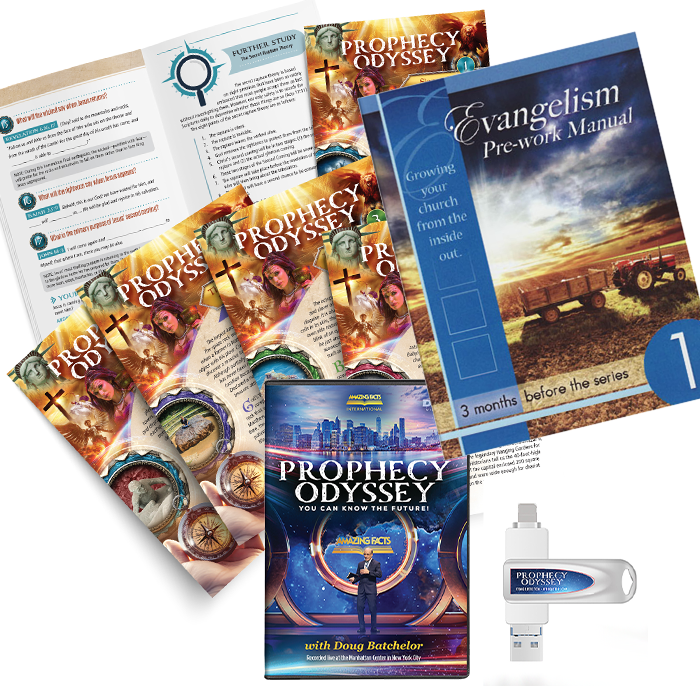 Prophecy Odyssey Evangelism Kit on USB, USB-C & Lightning by Amazing Facts