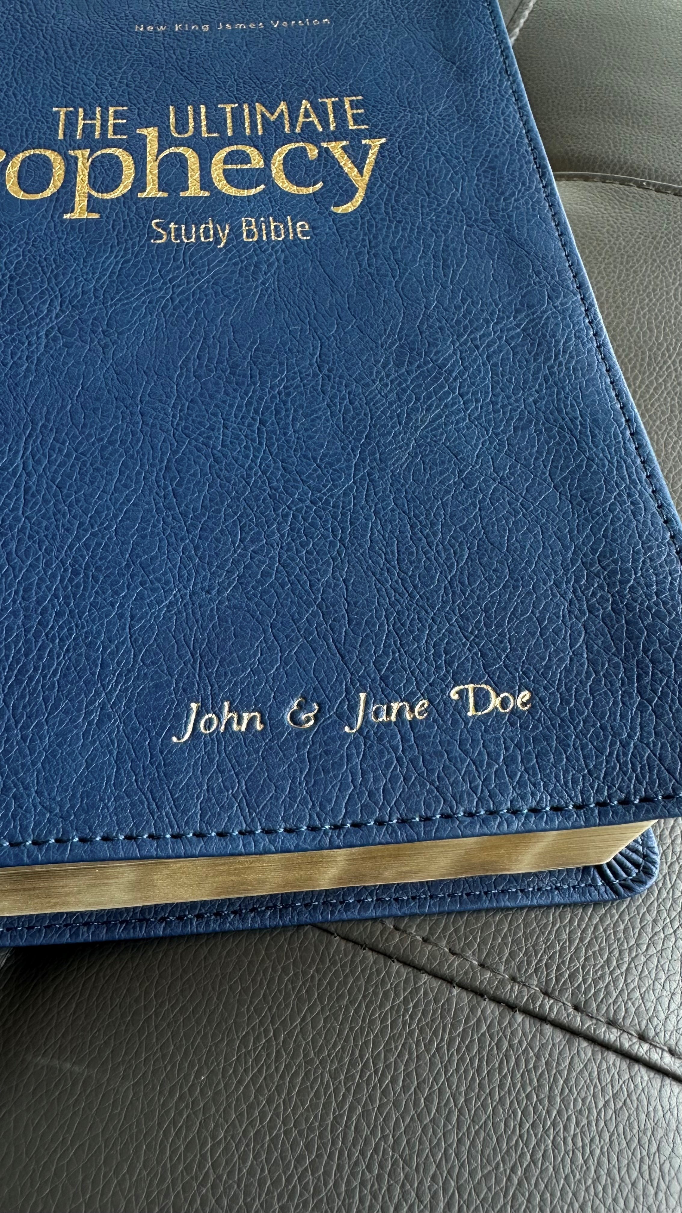 Personalization Gold Foil or Emboss Engrave