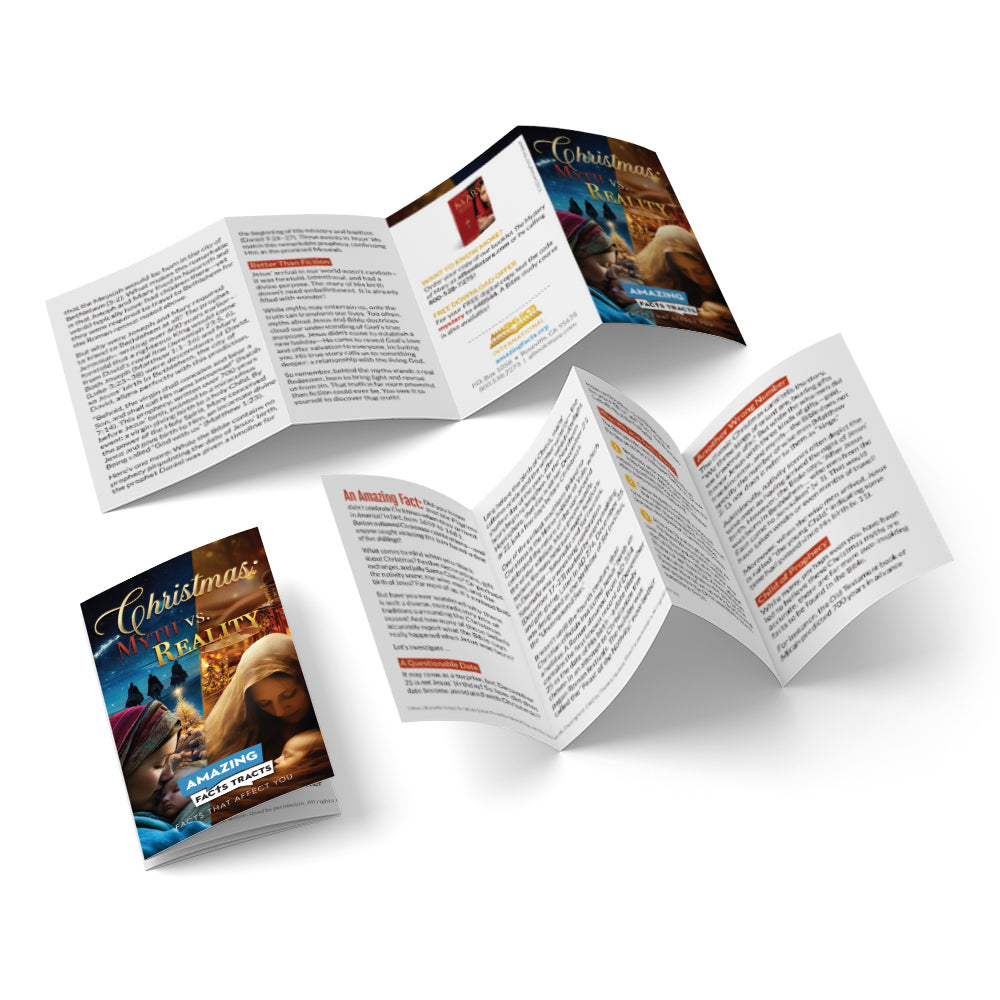 AFacts Tracts (100/pack): Christmas: Myth vs Reality