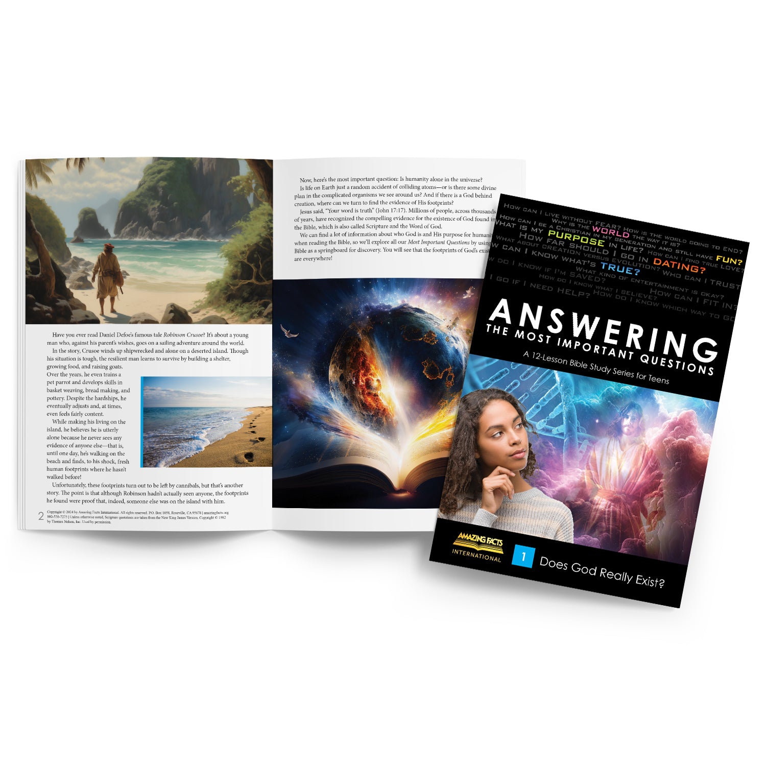 Answering the Most Important Questions - 12 Lessons by Amazing Facts
