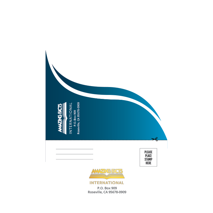 Bilingual Bible Study Enrollment Cards: Customized Return Address (1000/box) by Amazing Facts