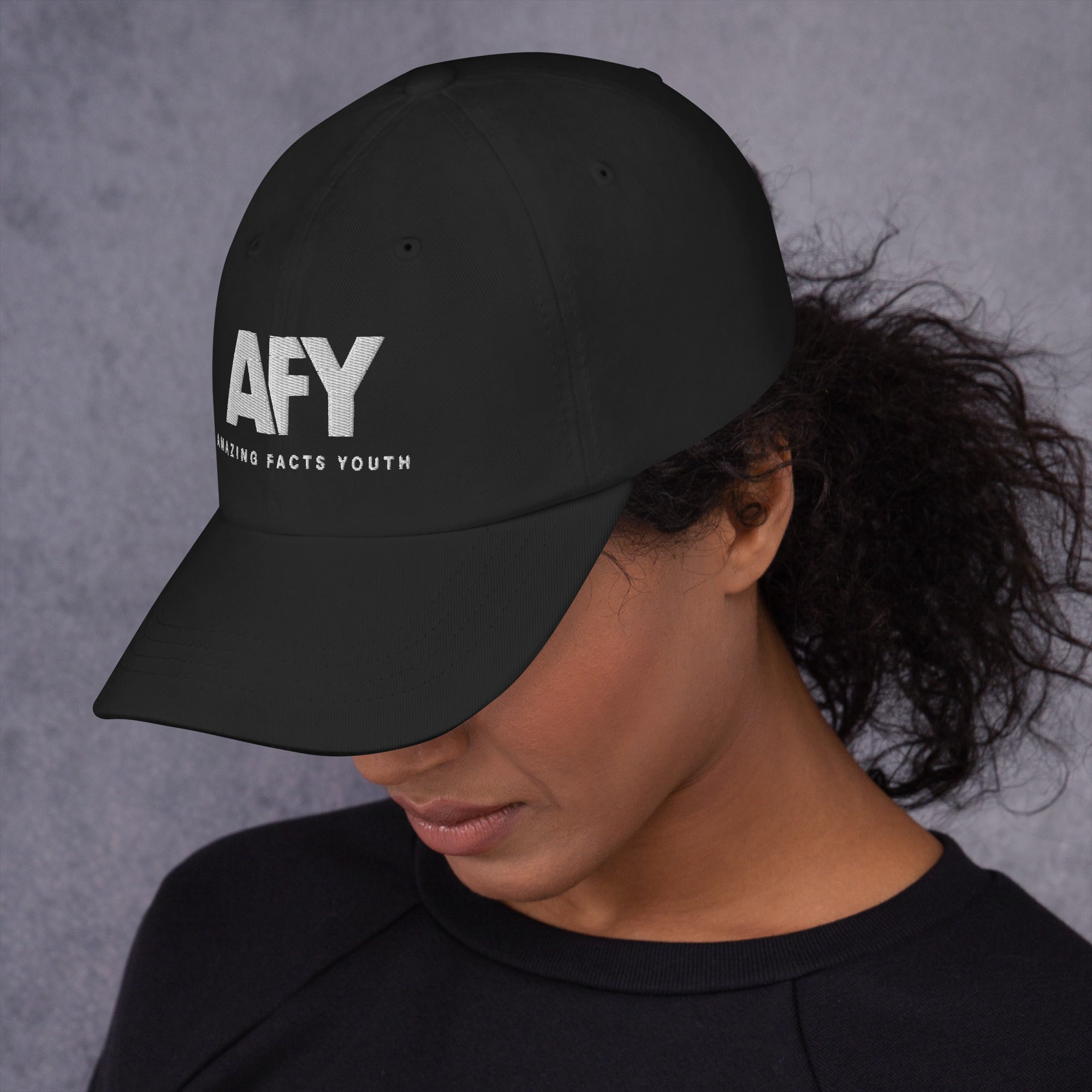 AFY Dad Hat White Logo