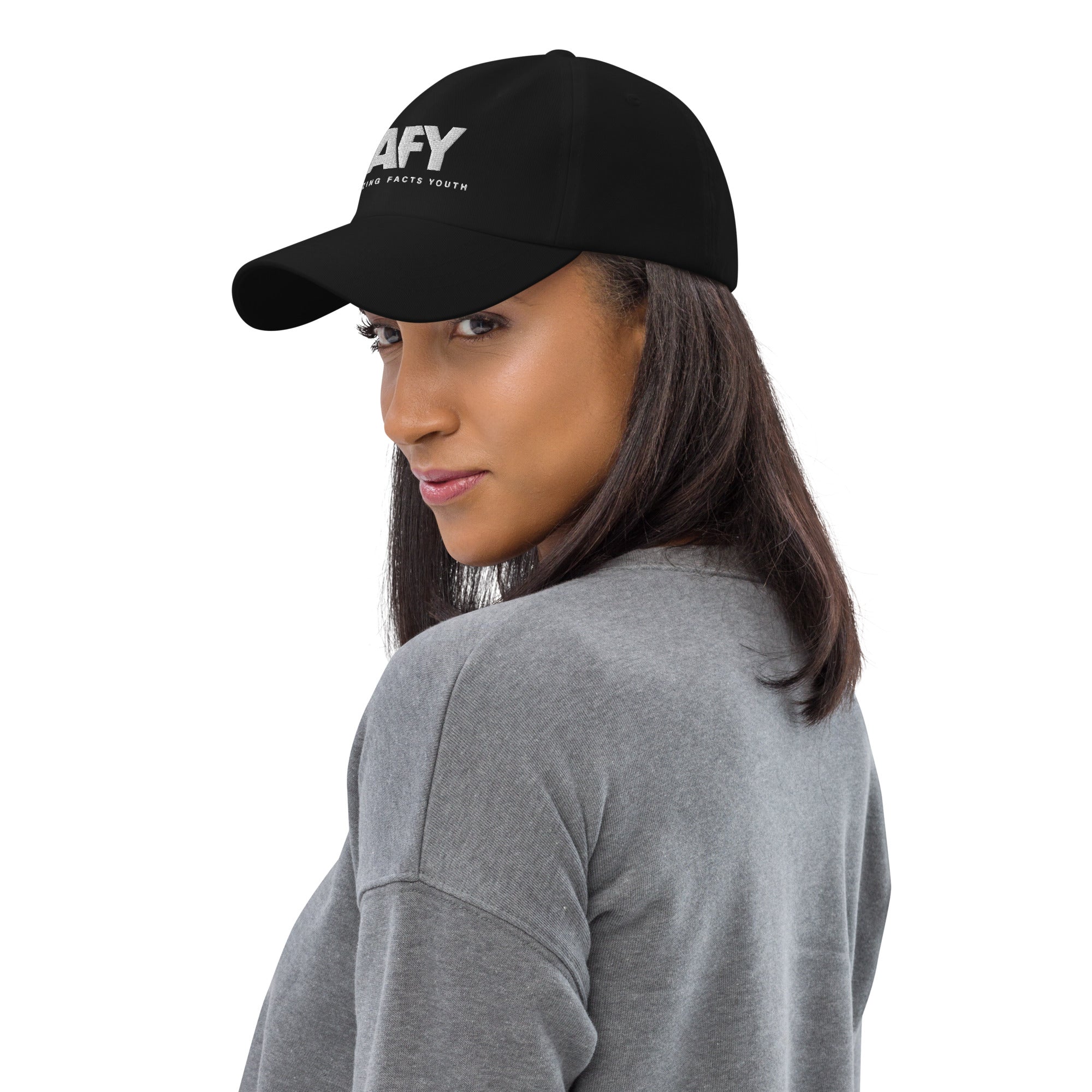 AFY Dad Hat White Logo