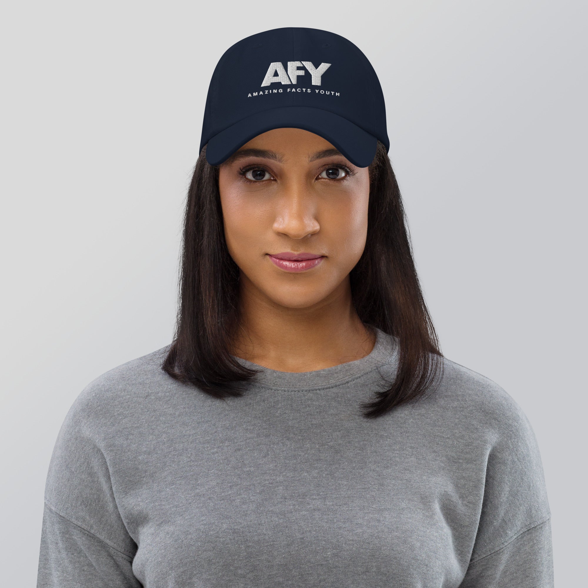 AFY Dad Hat White Logo