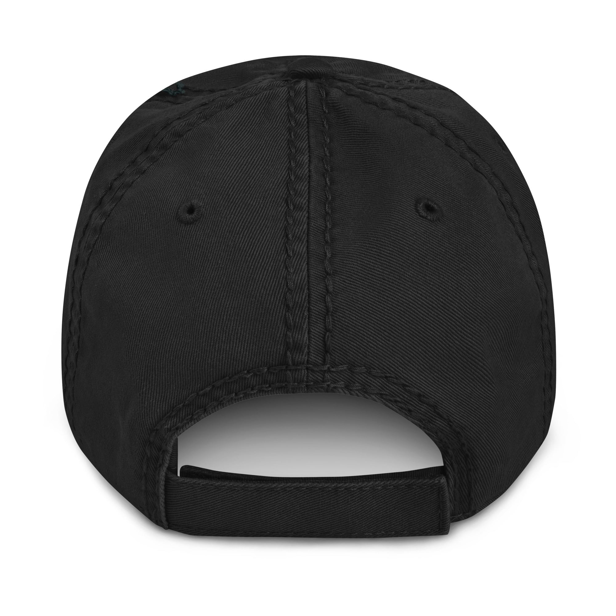 AFY Distressed Dad Hat White Logo