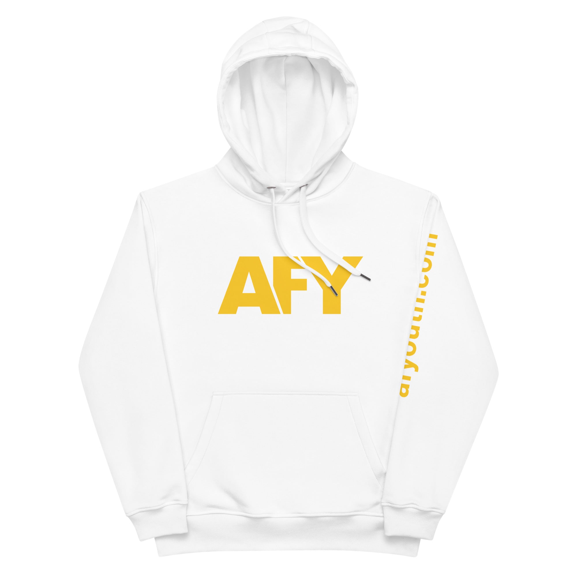 AFY Premium Eco Hoodie Gold Logo